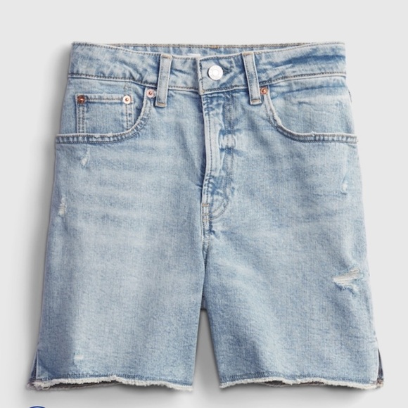 Gap Teen Midi Denim Shorts - Picture 2 of 5